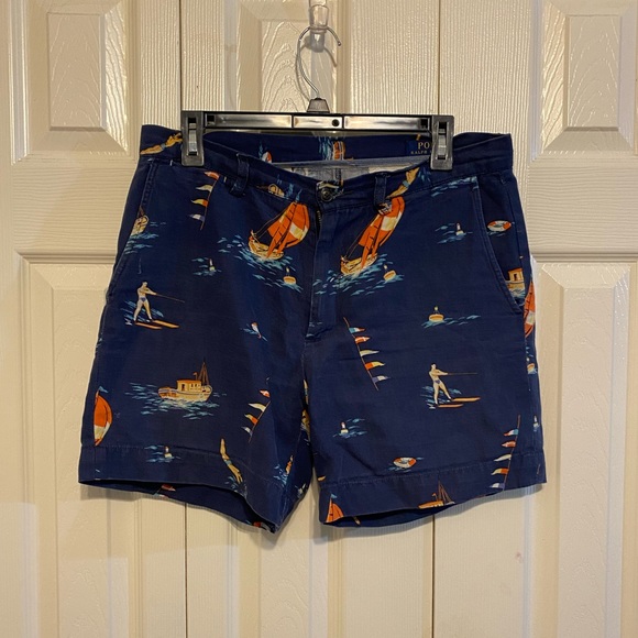 Polo Ralph Lauren Shorts Mens Size 31 Blue Navy - Picture 2 of 7